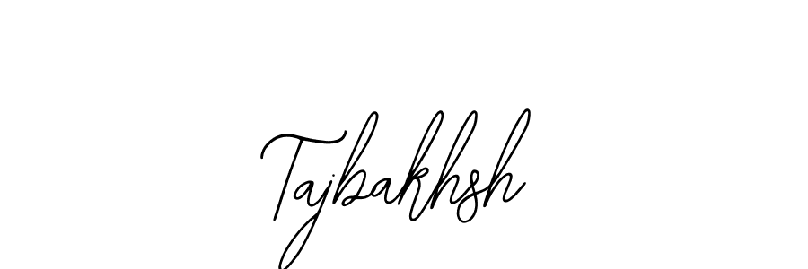 Use a signature maker to create a handwritten signature online. With this signature software, you can design (Bearetta-2O07w) your own signature for name Tajbakhsh. Tajbakhsh signature style 12 images and pictures png