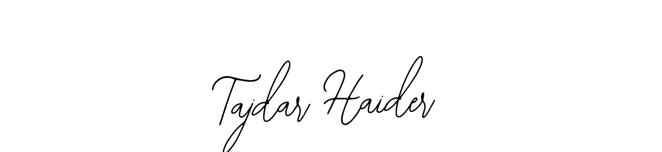 Make a beautiful signature design for name Tajdar Haider. Use this online signature maker to create a handwritten signature for free. Tajdar Haider signature style 12 images and pictures png