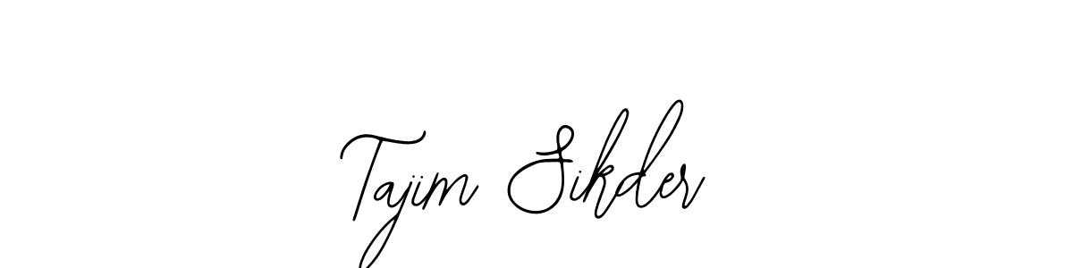 How to make Tajim Sikder name signature. Use Bearetta-2O07w style for creating short signs online. This is the latest handwritten sign. Tajim Sikder signature style 12 images and pictures png