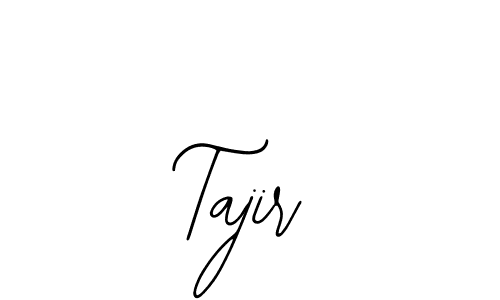 Design your own signature with our free online signature maker. With this signature software, you can create a handwritten (Bearetta-2O07w) signature for name Tajir. Tajir signature style 12 images and pictures png