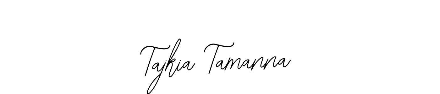 Use a signature maker to create a handwritten signature online. With this signature software, you can design (Bearetta-2O07w) your own signature for name Tajkia Tamanna. Tajkia Tamanna signature style 12 images and pictures png