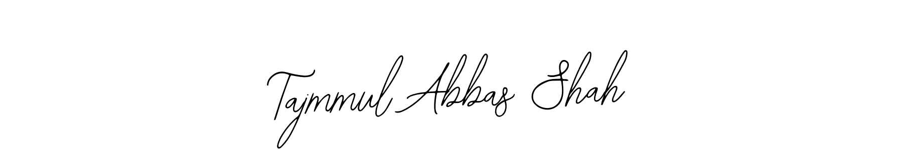 This is the best signature style for the Tajmmul Abbas Shah name. Also you like these signature font (Bearetta-2O07w). Mix name signature. Tajmmul Abbas Shah signature style 12 images and pictures png