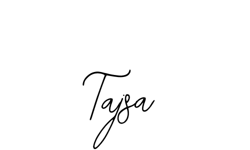 How to make Tajsa name signature. Use Bearetta-2O07w style for creating short signs online. This is the latest handwritten sign. Tajsa signature style 12 images and pictures png