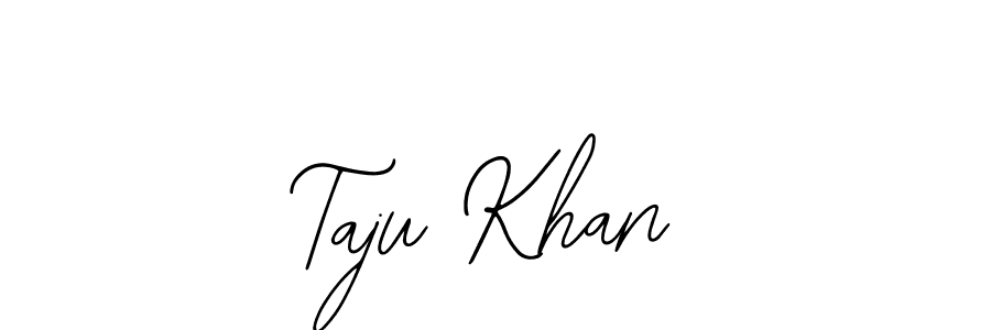 Use a signature maker to create a handwritten signature online. With this signature software, you can design (Bearetta-2O07w) your own signature for name Taju Khan. Taju Khan signature style 12 images and pictures png