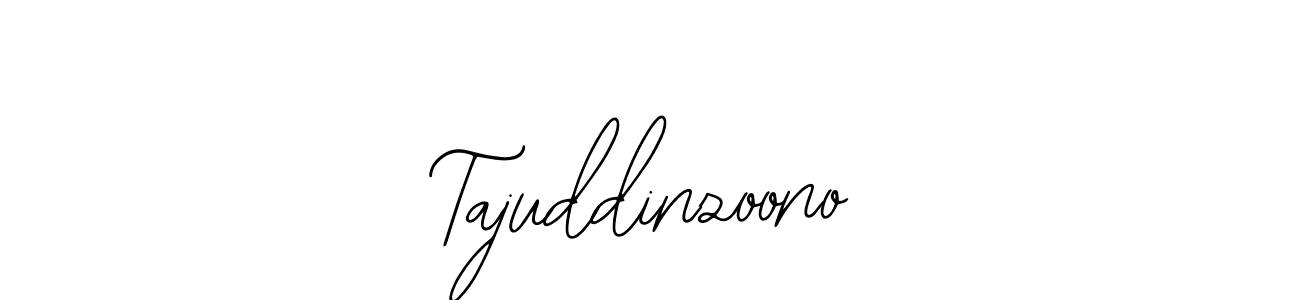 Create a beautiful signature design for name Tajuddinzoono. With this signature (Bearetta-2O07w) fonts, you can make a handwritten signature for free. Tajuddinzoono signature style 12 images and pictures png
