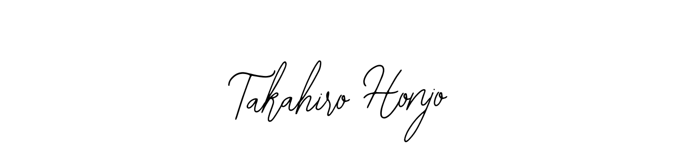 Also we have Takahiro Honjo name is the best signature style. Create professional handwritten signature collection using Bearetta-2O07w autograph style. Takahiro Honjo signature style 12 images and pictures png