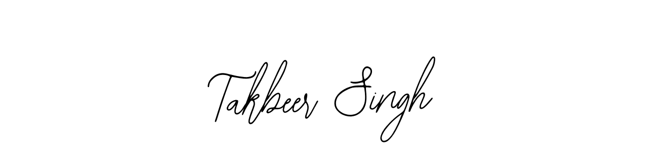 The best way (Bearetta-2O07w) to make a short signature is to pick only two or three words in your name. The name Takbeer Singh include a total of six letters. For converting this name. Takbeer Singh signature style 12 images and pictures png