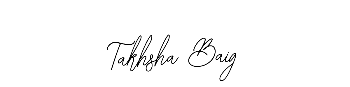 Create a beautiful signature design for name Takhsha Baig. With this signature (Bearetta-2O07w) fonts, you can make a handwritten signature for free. Takhsha Baig signature style 12 images and pictures png