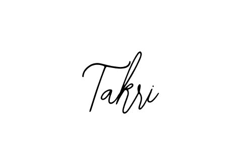 Design your own signature with our free online signature maker. With this signature software, you can create a handwritten (Bearetta-2O07w) signature for name Takri. Takri signature style 12 images and pictures png