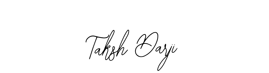Taksh Darji stylish signature style. Best Handwritten Sign (Bearetta-2O07w) for my name. Handwritten Signature Collection Ideas for my name Taksh Darji. Taksh Darji signature style 12 images and pictures png