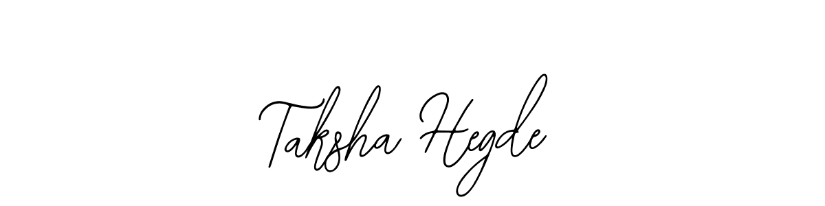 How to make Taksha Hegde signature? Bearetta-2O07w is a professional autograph style. Create handwritten signature for Taksha Hegde name. Taksha Hegde signature style 12 images and pictures png