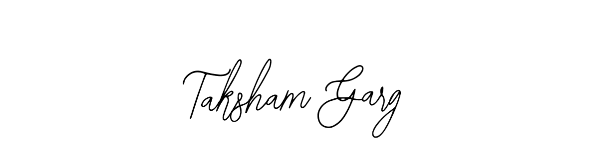 Also You can easily find your signature by using the search form. We will create Taksham Garg name handwritten signature images for you free of cost using Bearetta-2O07w sign style. Taksham Garg signature style 12 images and pictures png