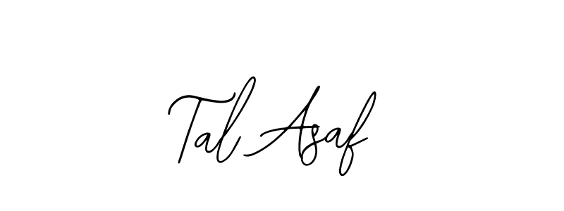 How to make Tal Asaf name signature. Use Bearetta-2O07w style for creating short signs online. This is the latest handwritten sign. Tal Asaf signature style 12 images and pictures png