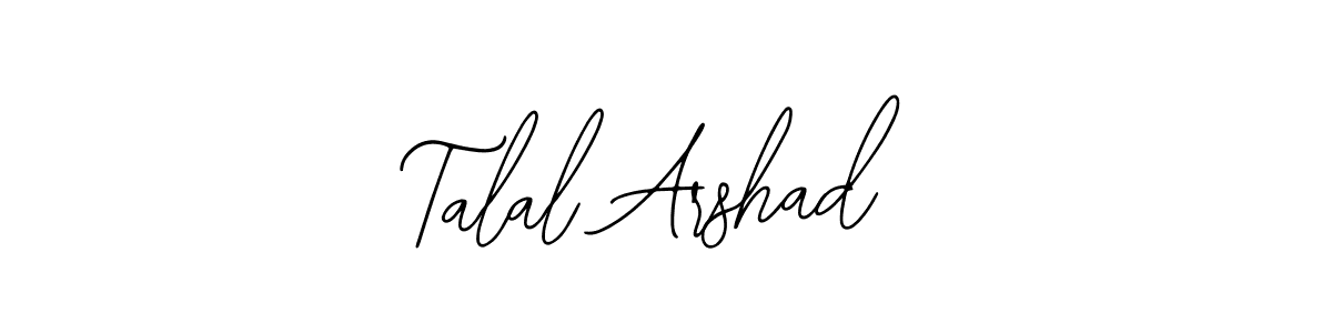 How to make Talal Arshad name signature. Use Bearetta-2O07w style for creating short signs online. This is the latest handwritten sign. Talal Arshad signature style 12 images and pictures png