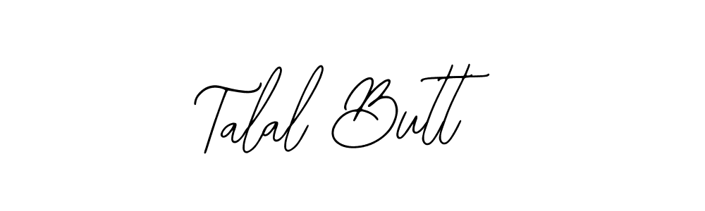 This is the best signature style for the Talal Butt name. Also you like these signature font (Bearetta-2O07w). Mix name signature. Talal Butt signature style 12 images and pictures png