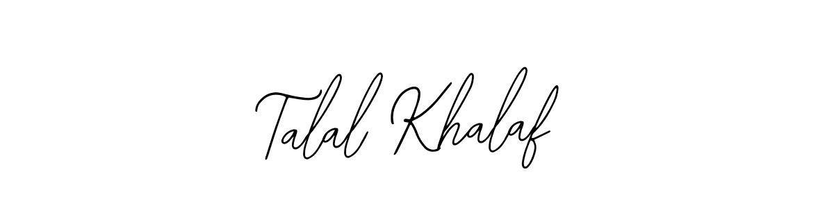 It looks lik you need a new signature style for name Talal Khalaf. Design unique handwritten (Bearetta-2O07w) signature with our free signature maker in just a few clicks. Talal Khalaf signature style 12 images and pictures png