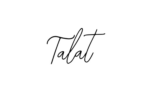 How to make Talat name signature. Use Bearetta-2O07w style for creating short signs online. This is the latest handwritten sign. Talat signature style 12 images and pictures png