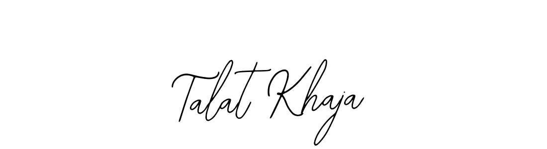Make a short Talat Khaja signature style. Manage your documents anywhere anytime using Bearetta-2O07w. Create and add eSignatures, submit forms, share and send files easily. Talat Khaja signature style 12 images and pictures png