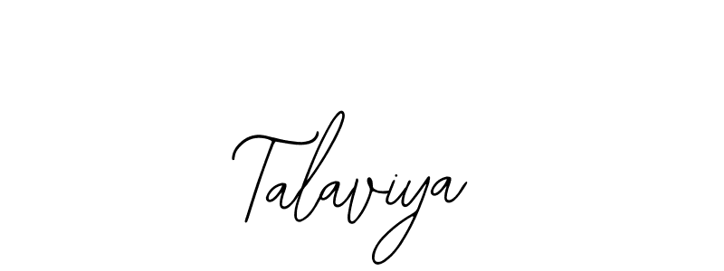 Bearetta-2O07w is a professional signature style that is perfect for those who want to add a touch of class to their signature. It is also a great choice for those who want to make their signature more unique. Get Talaviya name to fancy signature for free. Talaviya signature style 12 images and pictures png