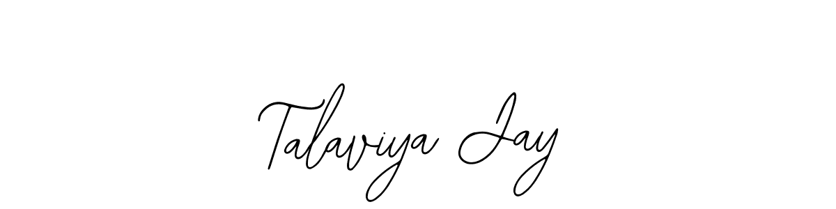 Similarly Bearetta-2O07w is the best handwritten signature design. Signature creator online .You can use it as an online autograph creator for name Talaviya Jay. Talaviya Jay signature style 12 images and pictures png