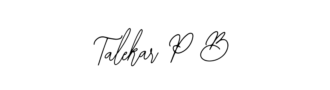 How to Draw Talekar P B signature style? Bearetta-2O07w is a latest design signature styles for name Talekar P B. Talekar P B signature style 12 images and pictures png