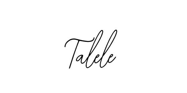 The best way (Bearetta-2O07w) to make a short signature is to pick only two or three words in your name. The name Talele include a total of six letters. For converting this name. Talele signature style 12 images and pictures png