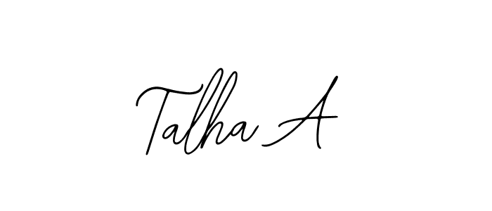 You can use this online signature creator to create a handwritten signature for the name Talha A. This is the best online autograph maker. Talha A signature style 12 images and pictures png