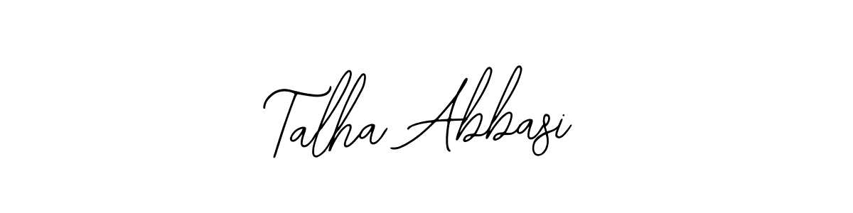 Use a signature maker to create a handwritten signature online. With this signature software, you can design (Bearetta-2O07w) your own signature for name Talha Abbasi. Talha Abbasi signature style 12 images and pictures png