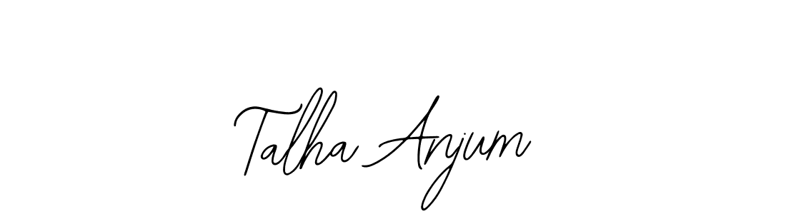 Design your own signature with our free online signature maker. With this signature software, you can create a handwritten (Bearetta-2O07w) signature for name Talha Anjum. Talha Anjum signature style 12 images and pictures png