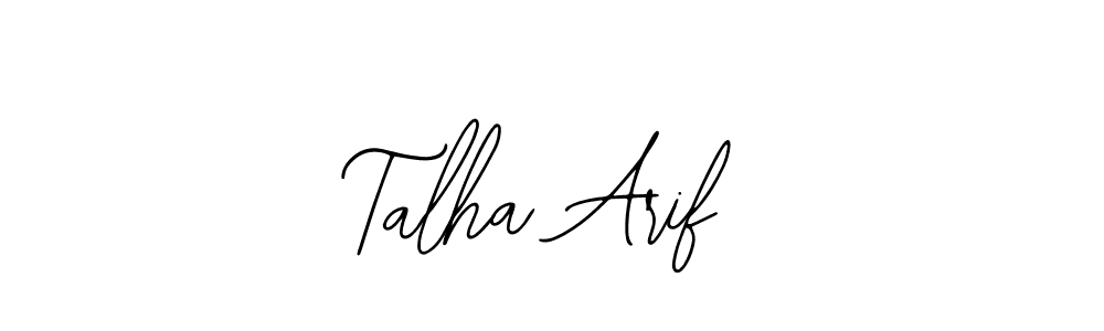 Talha Arif stylish signature style. Best Handwritten Sign (Bearetta-2O07w) for my name. Handwritten Signature Collection Ideas for my name Talha Arif. Talha Arif signature style 12 images and pictures png