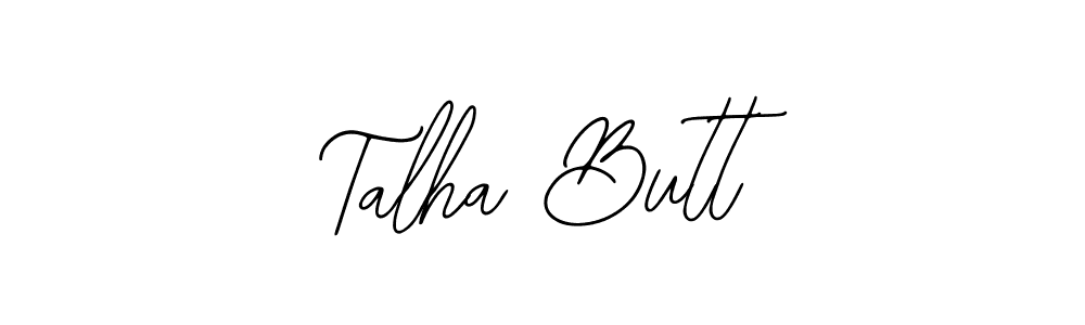 Also You can easily find your signature by using the search form. We will create Talha Butt name handwritten signature images for you free of cost using Bearetta-2O07w sign style. Talha Butt signature style 12 images and pictures png