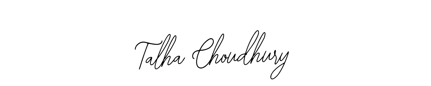 Talha Choudhury stylish signature style. Best Handwritten Sign (Bearetta-2O07w) for my name. Handwritten Signature Collection Ideas for my name Talha Choudhury. Talha Choudhury signature style 12 images and pictures png