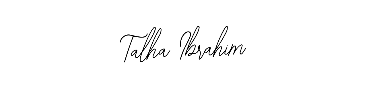 Make a beautiful signature design for name Talha Ibrahim. With this signature (Bearetta-2O07w) style, you can create a handwritten signature for free. Talha Ibrahim signature style 12 images and pictures png