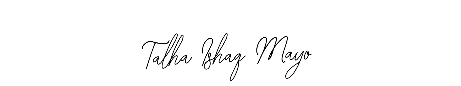 How to make Talha Ishaq Mayo name signature. Use Bearetta-2O07w style for creating short signs online. This is the latest handwritten sign. Talha Ishaq Mayo signature style 12 images and pictures png