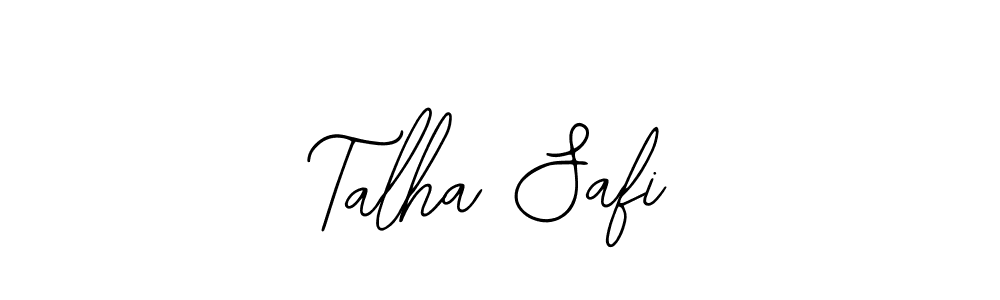 Also You can easily find your signature by using the search form. We will create Talha Safi name handwritten signature images for you free of cost using Bearetta-2O07w sign style. Talha Safi signature style 12 images and pictures png