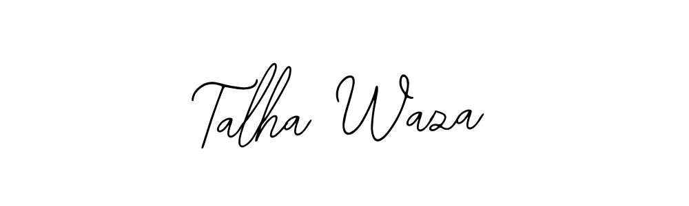 Also You can easily find your signature by using the search form. We will create Talha Waza name handwritten signature images for you free of cost using Bearetta-2O07w sign style. Talha Waza signature style 12 images and pictures png