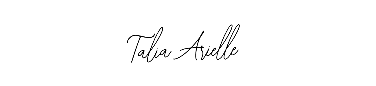 Similarly Bearetta-2O07w is the best handwritten signature design. Signature creator online .You can use it as an online autograph creator for name Talia Arielle. Talia Arielle signature style 12 images and pictures png