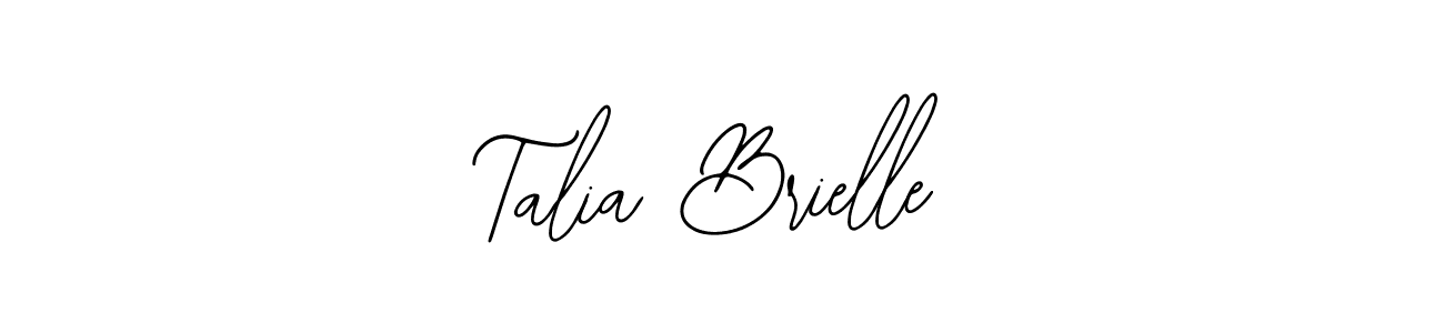 Make a beautiful signature design for name Talia Brielle. Use this online signature maker to create a handwritten signature for free. Talia Brielle signature style 12 images and pictures png