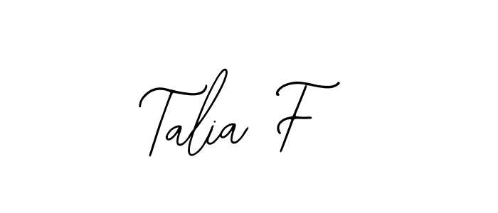 Make a beautiful signature design for name Talia F. Use this online signature maker to create a handwritten signature for free. Talia F signature style 12 images and pictures png