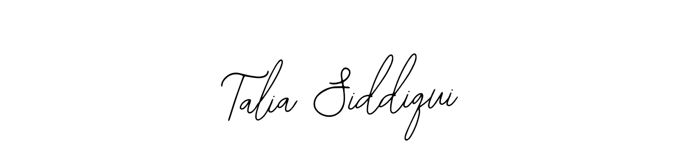 Make a short Talia Siddiqui signature style. Manage your documents anywhere anytime using Bearetta-2O07w. Create and add eSignatures, submit forms, share and send files easily. Talia Siddiqui signature style 12 images and pictures png