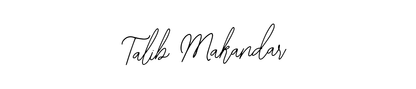 Also we have Talib Makandar name is the best signature style. Create professional handwritten signature collection using Bearetta-2O07w autograph style. Talib Makandar signature style 12 images and pictures png