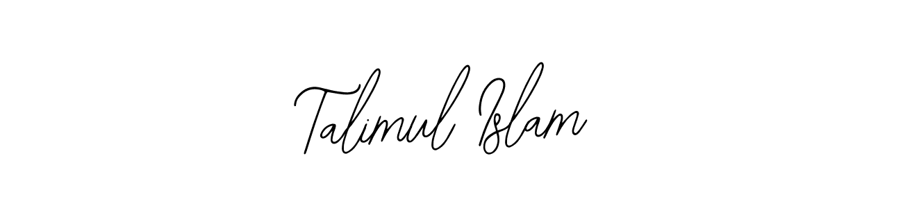 if you are searching for the best signature style for your name Talimul Islam. so please give up your signature search. here we have designed multiple signature styles  using Bearetta-2O07w. Talimul Islam signature style 12 images and pictures png