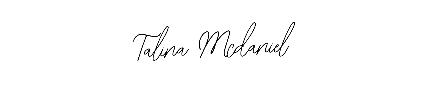 The best way (Bearetta-2O07w) to make a short signature is to pick only two or three words in your name. The name Talina Mcdaniel include a total of six letters. For converting this name. Talina Mcdaniel signature style 12 images and pictures png
