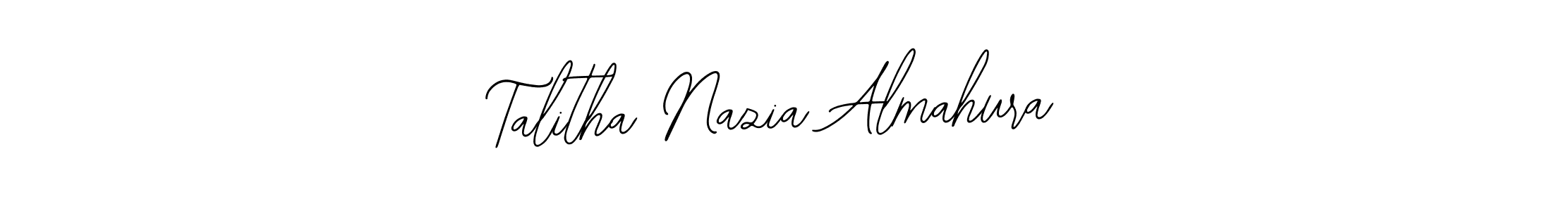 How to make Talitha Nazia Almahura signature? Bearetta-2O07w is a professional autograph style. Create handwritten signature for Talitha Nazia Almahura name. Talitha Nazia Almahura signature style 12 images and pictures png