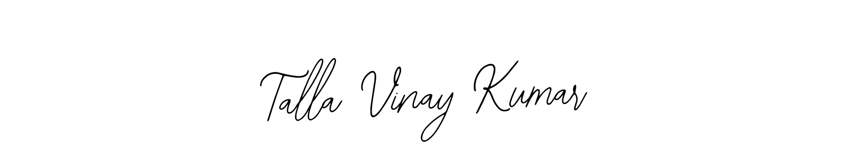 Also we have Talla Vinay Kumar name is the best signature style. Create professional handwritten signature collection using Bearetta-2O07w autograph style. Talla Vinay Kumar signature style 12 images and pictures png