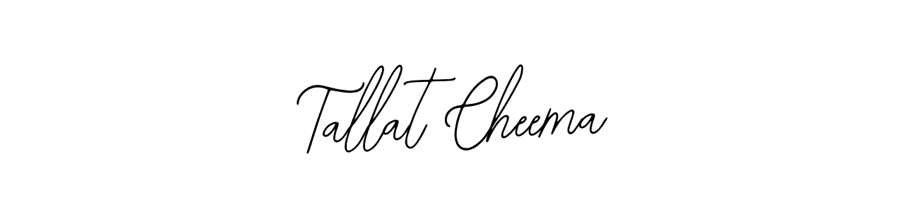 The best way (Bearetta-2O07w) to make a short signature is to pick only two or three words in your name. The name Tallat Cheema include a total of six letters. For converting this name. Tallat Cheema signature style 12 images and pictures png