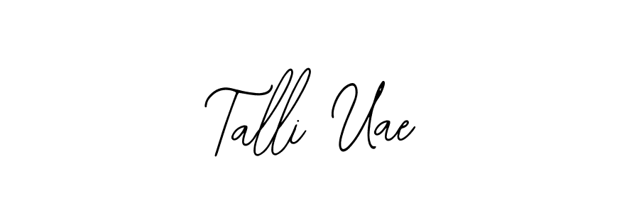 Make a beautiful signature design for name Talli Uae. Use this online signature maker to create a handwritten signature for free. Talli Uae signature style 12 images and pictures png