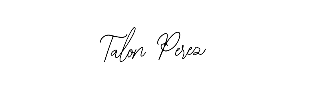 if you are searching for the best signature style for your name Talon Perez. so please give up your signature search. here we have designed multiple signature styles  using Bearetta-2O07w. Talon Perez signature style 12 images and pictures png