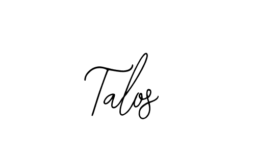 Use a signature maker to create a handwritten signature online. With this signature software, you can design (Bearetta-2O07w) your own signature for name Talos. Talos signature style 12 images and pictures png