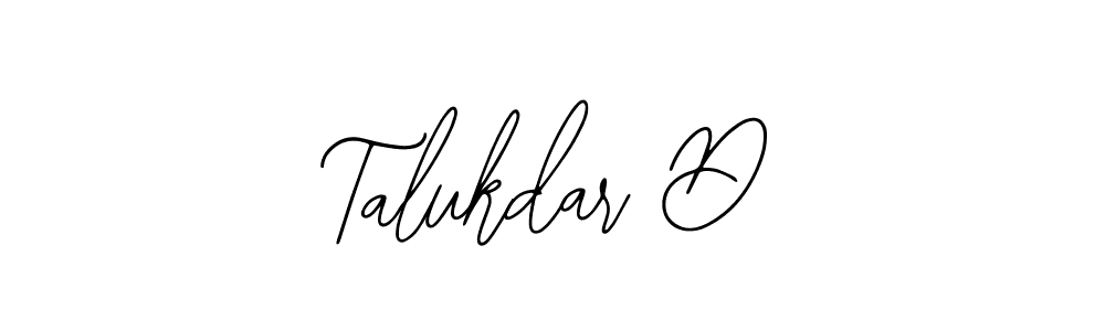 The best way (Bearetta-2O07w) to make a short signature is to pick only two or three words in your name. The name Talukdar D include a total of six letters. For converting this name. Talukdar D signature style 12 images and pictures png